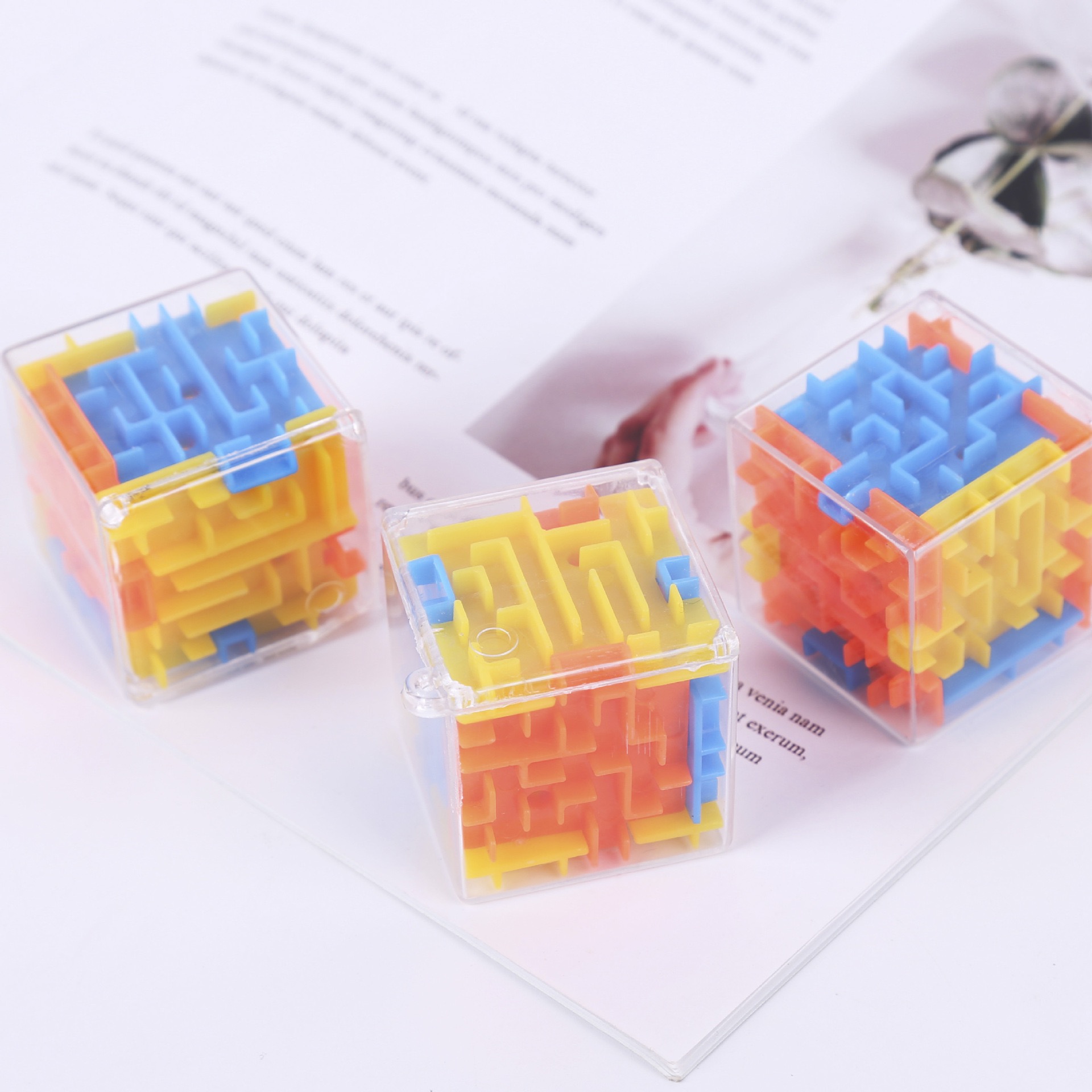 3D Maze Puzzle Cube – Brain Teaser Toy
